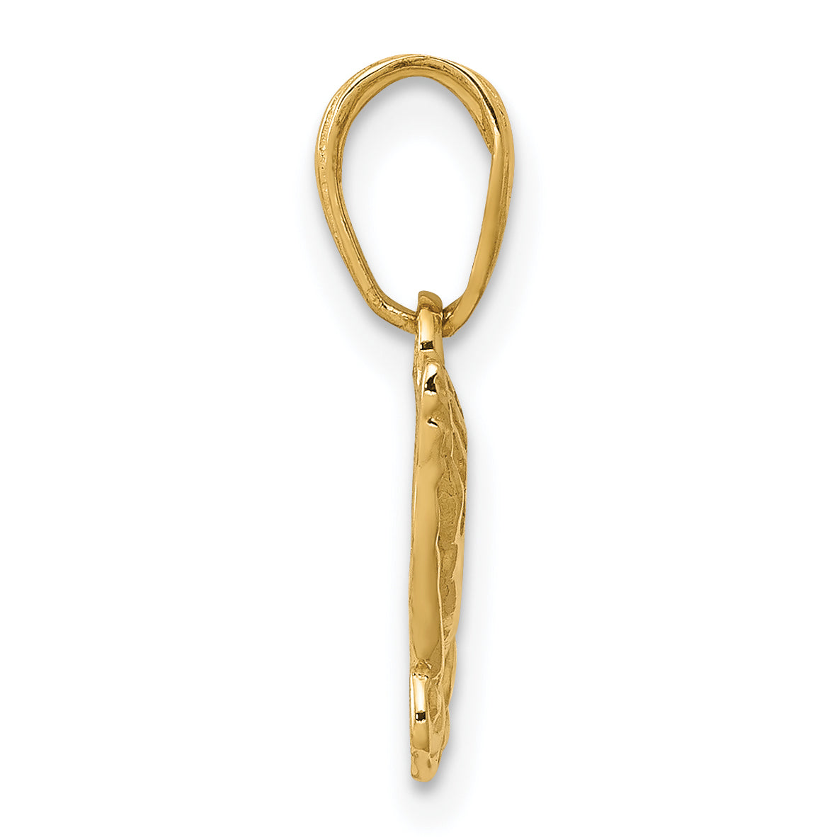 14K Gold Praying Hands Pendant with Solid Cast Design for Everyday Elegance Secondary image