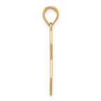 14K Gold Star of David Menorah Pendant ÃÂ¢Ã¢âÂ¬Ã¢â¬Â Polished, Textured, Solid Design