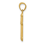14K Gold Passion Cross Pendant Solid Casted Elegant Design by Sophia Jewelers
