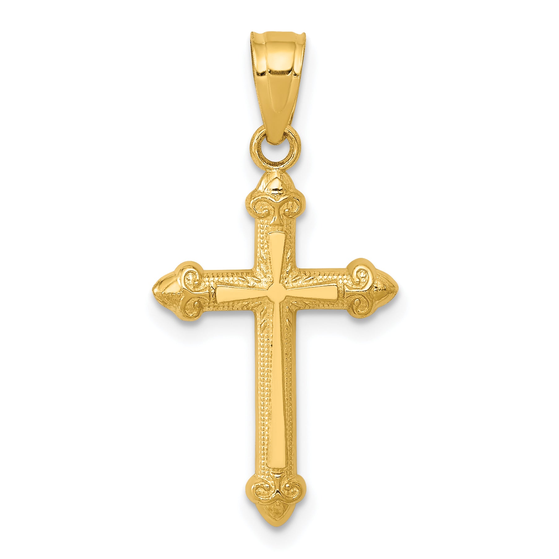 14k Passion Cross Pendant Main image