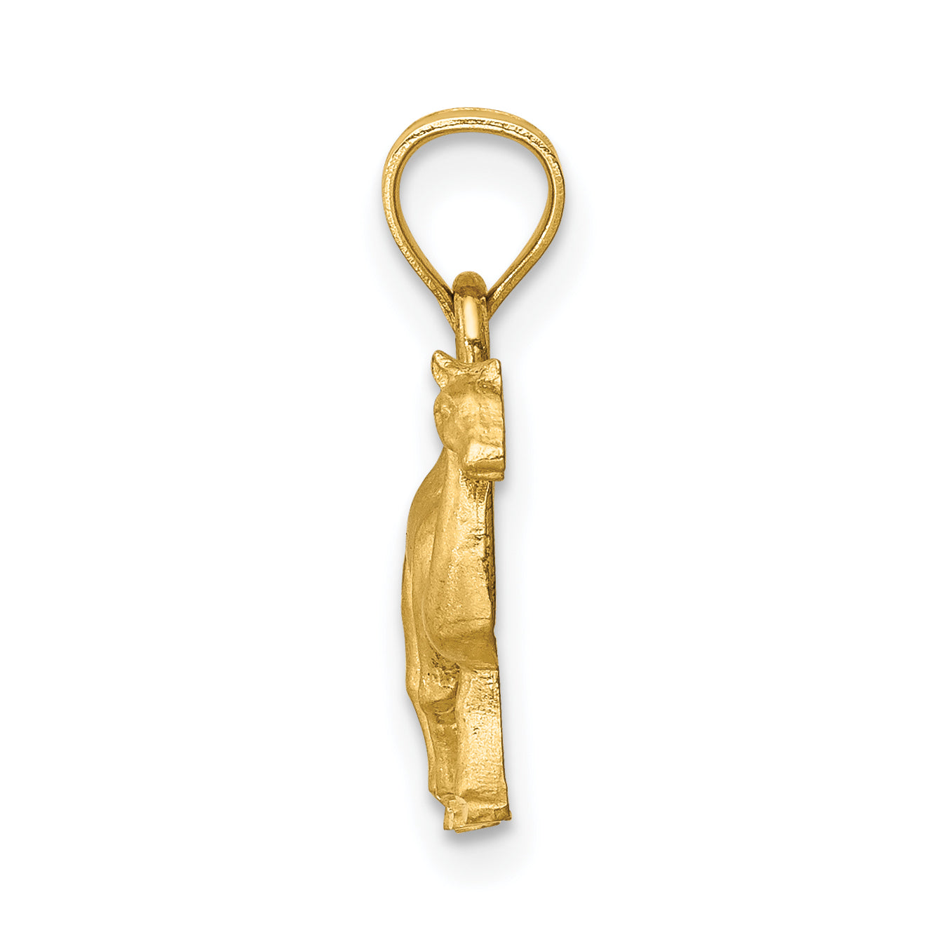 14K D/C Camel Pendant Secondary image