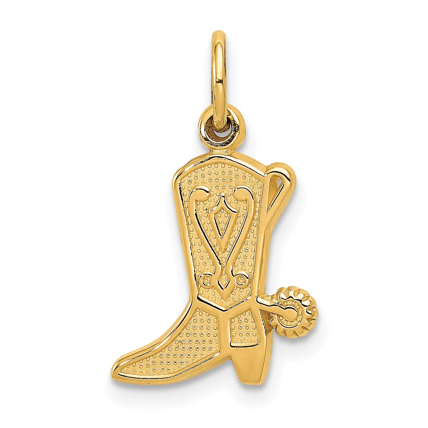 14k Cowboy Boot Charm Main image