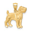 14K Diamond-cut Boxer Pendant