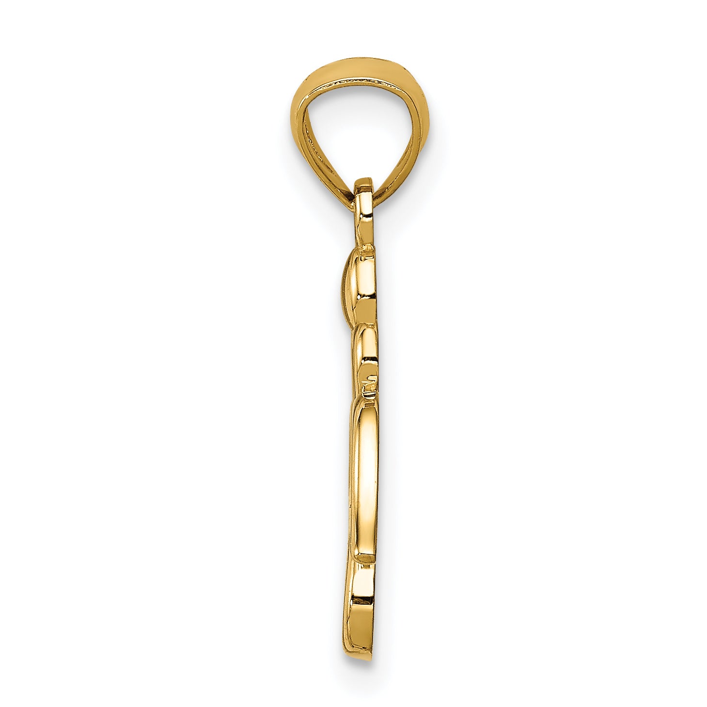 14K Angel Pendant Secondary image