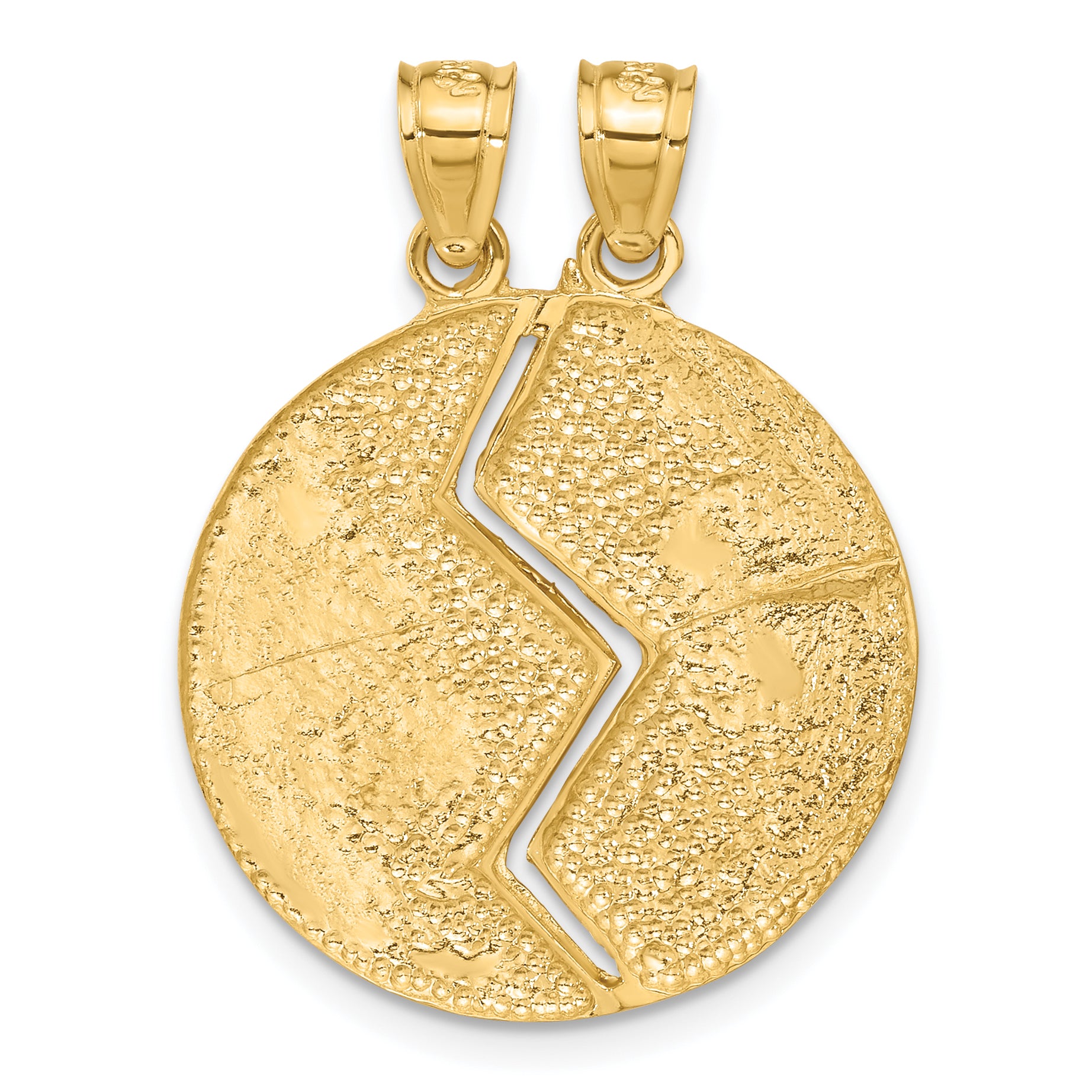 14K Break-apart Mizpah Pendant