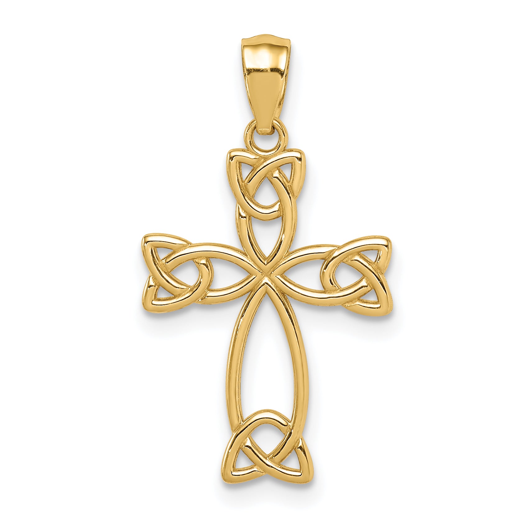 14K Celtic Knot Cross Main image
