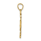 14K D/C Stars Pendant