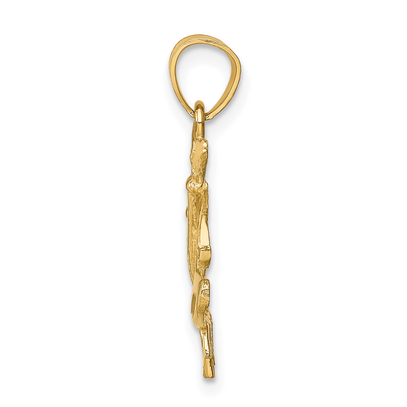 14K D/C Paint Palette Pendant Secondary image