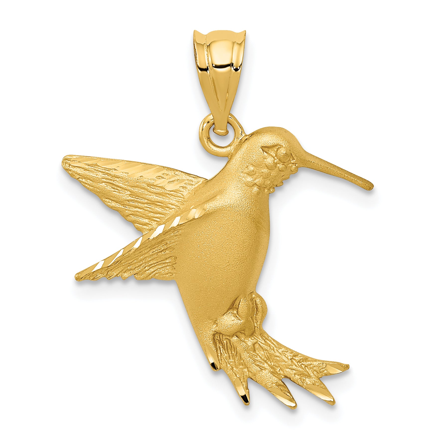 14k Hummingbird Charm Main image