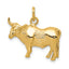14k Steer Pendant