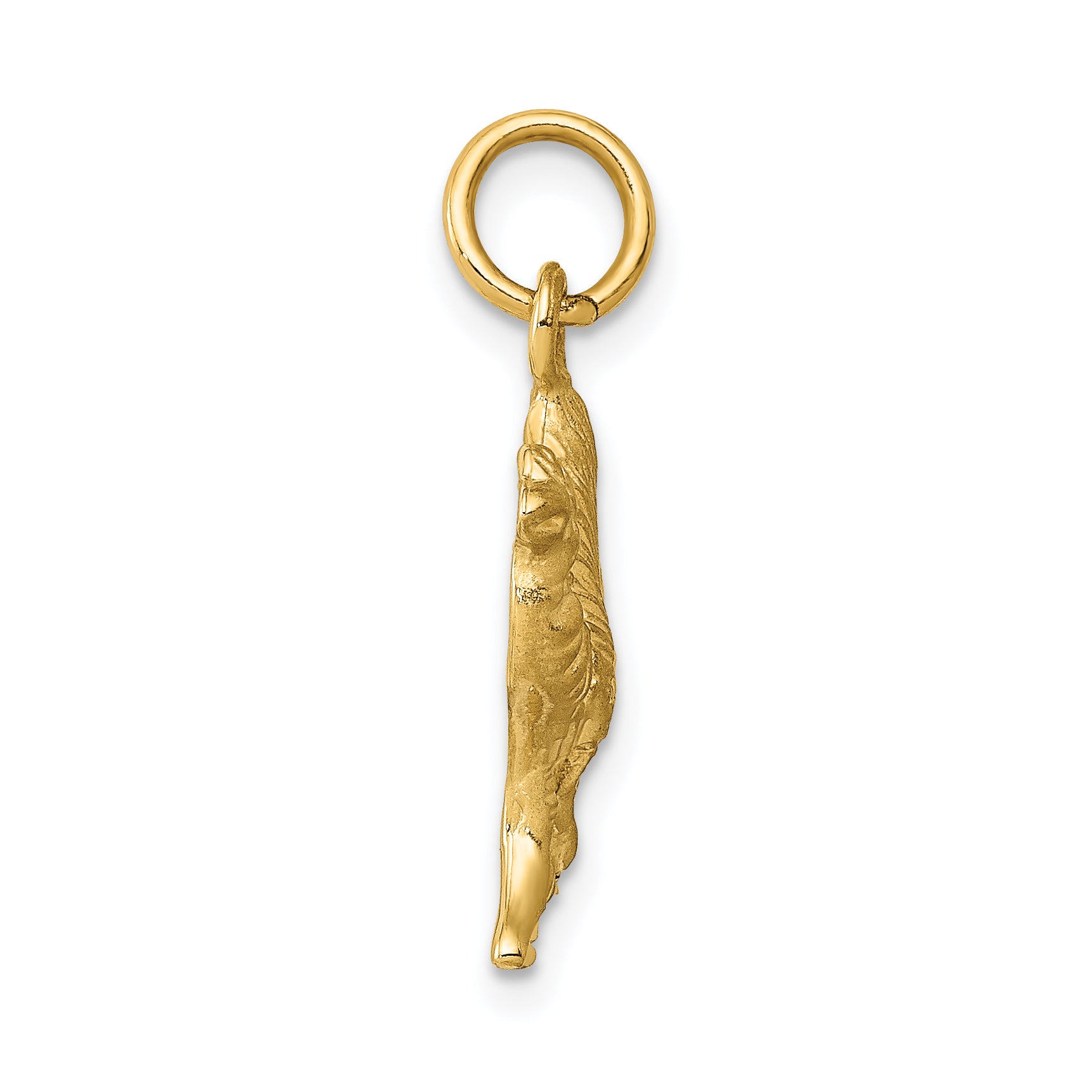 14K Gold Camel Charm Pendant for Men  Elegant Themed Design, 21mm Secondary image