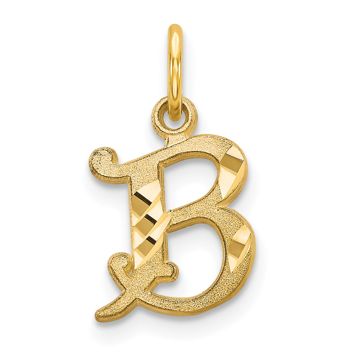 14k Letter B Initial Charm Main image
