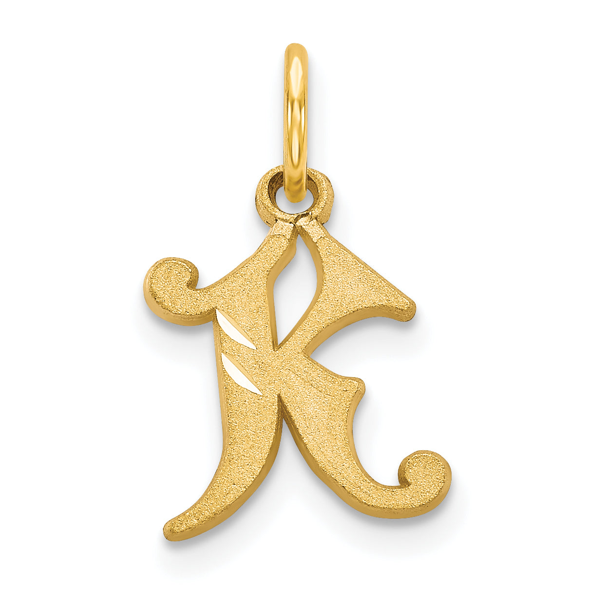 14k Letter K Initial Charm Main image