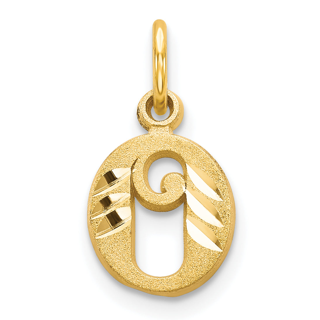 14k Letter O Initial Charm Main image