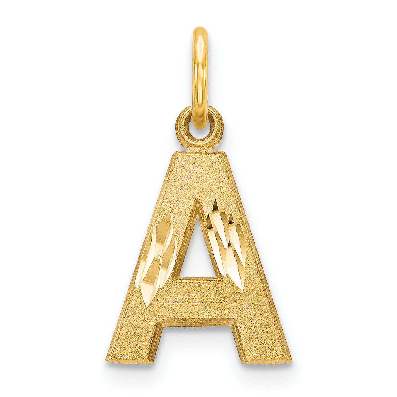 14k Letter A Initial Charm Main image