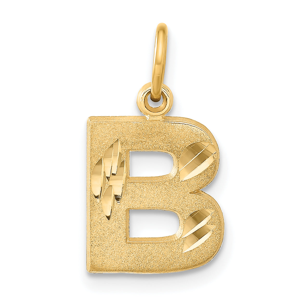 14k Letter B Initial Charm Main image