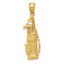 14k Golf Bag Charm