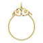 14k Heart Charm Holder
