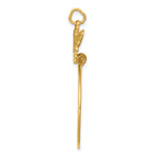 14K Gold Butterfly Charm Holder Pendant  Elegant, Functional Design