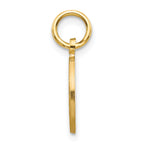 14K Gold Star of David Charm with Polished Finish  Elegant and Timeless