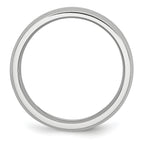 Beveled Edge Wedding Band in Cobalt, 6mm