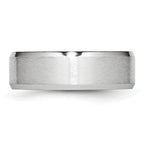 Beveled Edge Wedding Band in Cobalt, 7mm