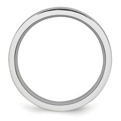 Cobalt Unisex Wedding Band with Satin Finish Engravable Gift Ready