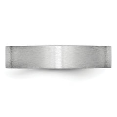 Cobalt Unisex Wedding Band with Satin Finish Engravable Gift Ready