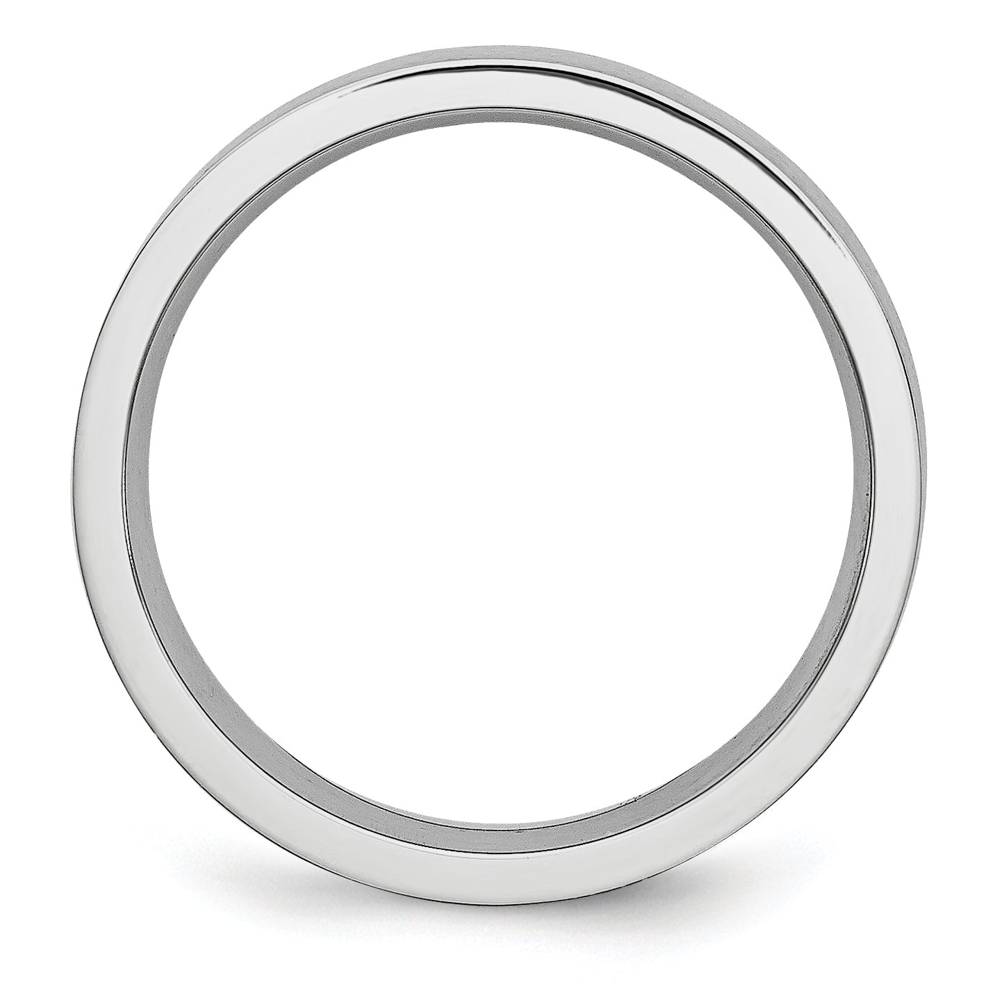 Cobalt Satin 6mm Wedding Band Unisex Engravable Modern Style