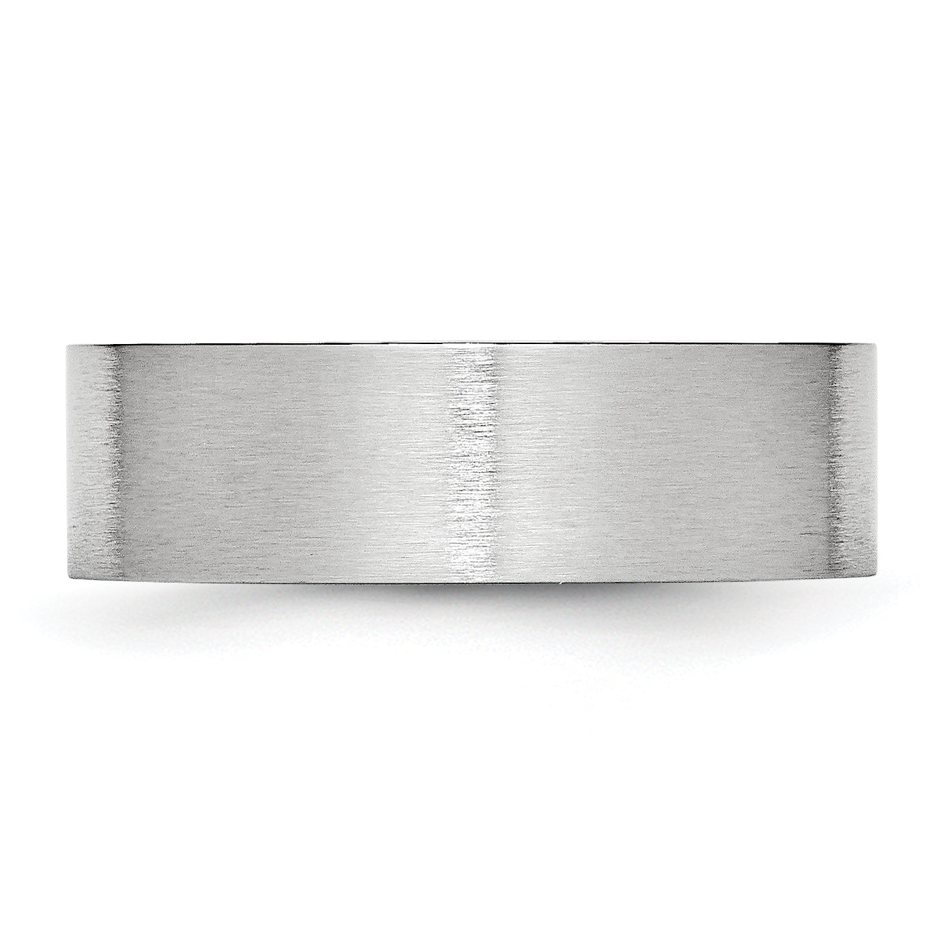 Cobalt Satin Finish Unisex 7mm Wedding Band Engravable Elegance