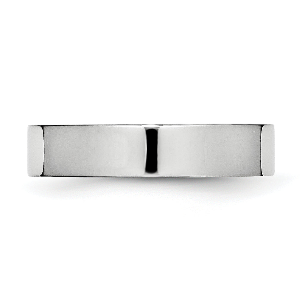 Cobalt Unisex Polished Wedding Band, Engravable & Gift Ready