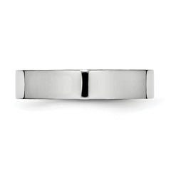 Cobalt Unisex Polished Wedding Band, Engravable & Gift Ready