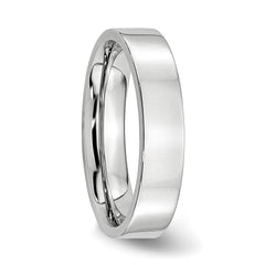 Cobalt Unisex Polished Wedding Band, Engravable & Gift Ready
