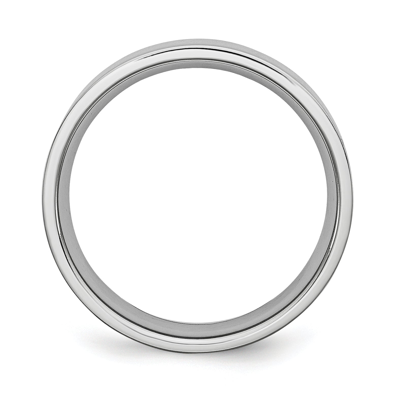 Sophia Jewelers Unisex Cobalt Wedding Band Polished Engravable 6mm Elegant - 7