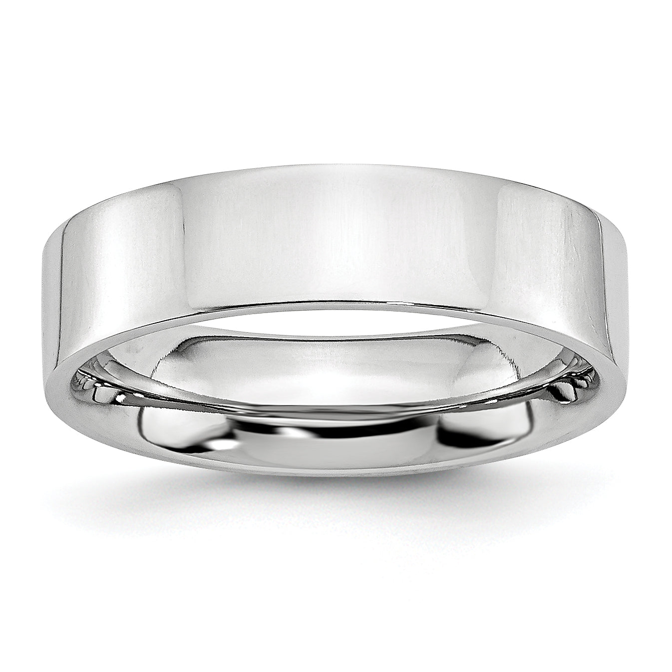 Cobalt Flat Polished 6mm Band Main image
