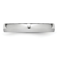 Cobalt Polished 4mm Domed Unisex Engravable Wedding Band