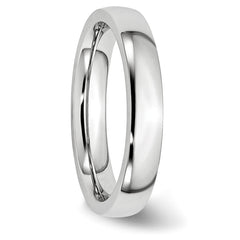Cobalt Polished 4mm Domed Unisex Engravable Wedding Band