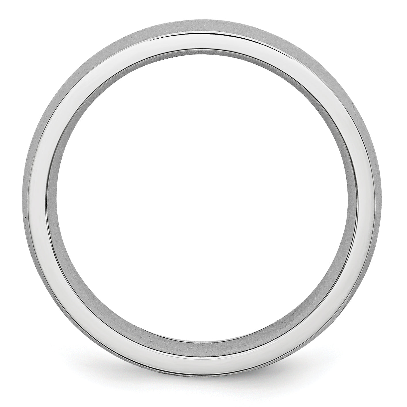 Cobalt Unisex Wedding Band with Polished Finish and Engravable Design