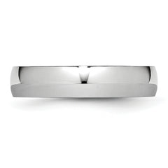 Cobalt Unisex Wedding Band with Polished Finish and Engravable Design