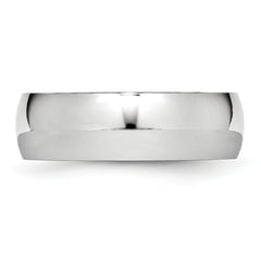 Cobalt Wedding Band with Polished Finish and Engravable Unisex Style