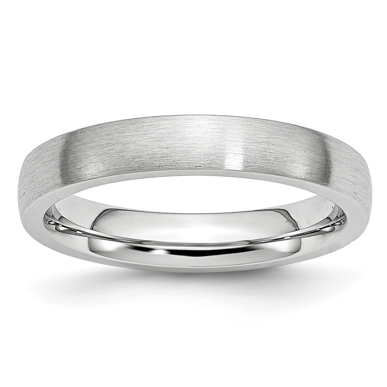 Cobalt Satin 4mm Half Round Band Main image