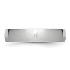 Cobalt Satin 5mm Unisex Engravable Wedding Band in Brushed Finish
