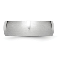 Cobalt Unisex Wedding Band with Brushed Finish and Engravable Design