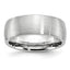 Cobalt Satin 8mm Half Round Band