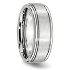 Ridged Edge Wedding Band in Cobalt, 8mm