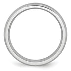 Grooved Comfort Wedding Band in Cobalt, 6mm