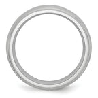 Ridged Edge Wedding Band in Cobalt, 7mm