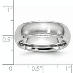 Ridged Edge Wedding Band in Cobalt, 7mm