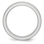 Satin Rounded-Edge Wedding Band in Cobalt, 7mm