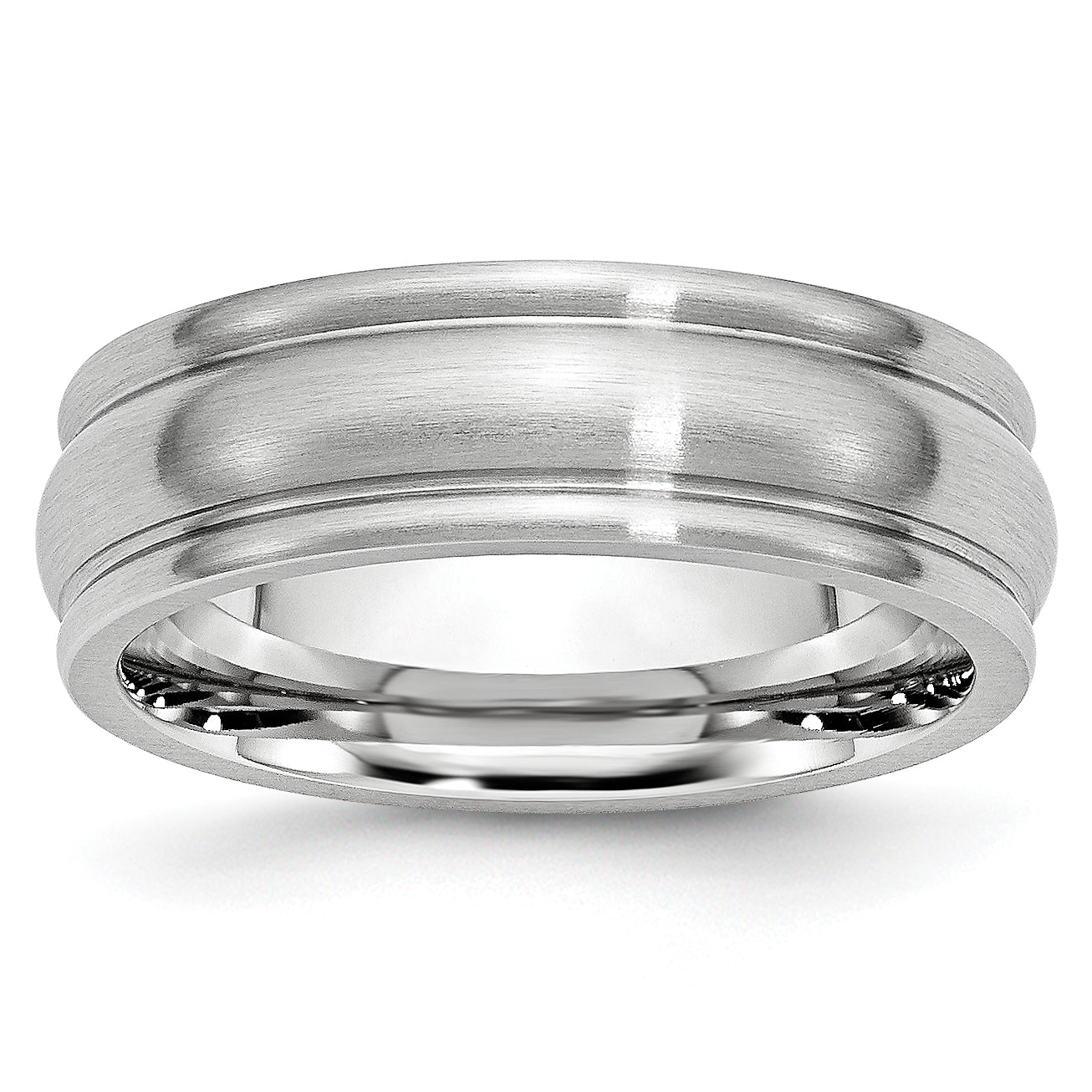 Cobalt Satin 7mm Rounded Edge Band Main image
